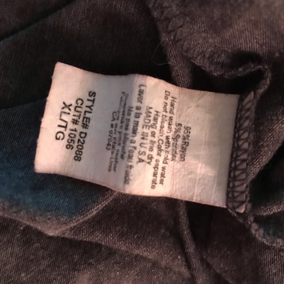 B’leev grey ruched stretchy cotton dress flowers - Picture 3 of 7